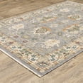 thumbnail image 2 of Woven Trends Cabana - 2063L - Classic Traditional Style, Vintage Persian Pattern, Pet & Family Friendly, Living Room, Dining Room, Office, Power Loomed, Low Pile Wool Area Rug in Blue - 2' x  3', 2 of 3