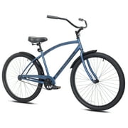 27.5 Kent Bicycles Male Sea Change Beach Cruiser Bike, Metallic Blue, Ages 13+