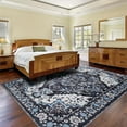thumbnail image 3 of Ultrug Vintage Rugs Soft Accent Area Rug for Bedroom Living Room Home Decor Carpet,6'x9',Black, 3 of 7