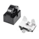 thumbnail image 1 of Relé de arranque PTC para refrigerador 15 Ohm 2 Pines + Protector térmico de sobrecarga del compresor 1/6HP 125W, 1 of 3