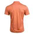 thumbnail image 6 of Ohufall Mens Sport T-shirts Zipper Turndown Collar Tee Breathable Short Sleeve Solid T Shirts, 6 of 6