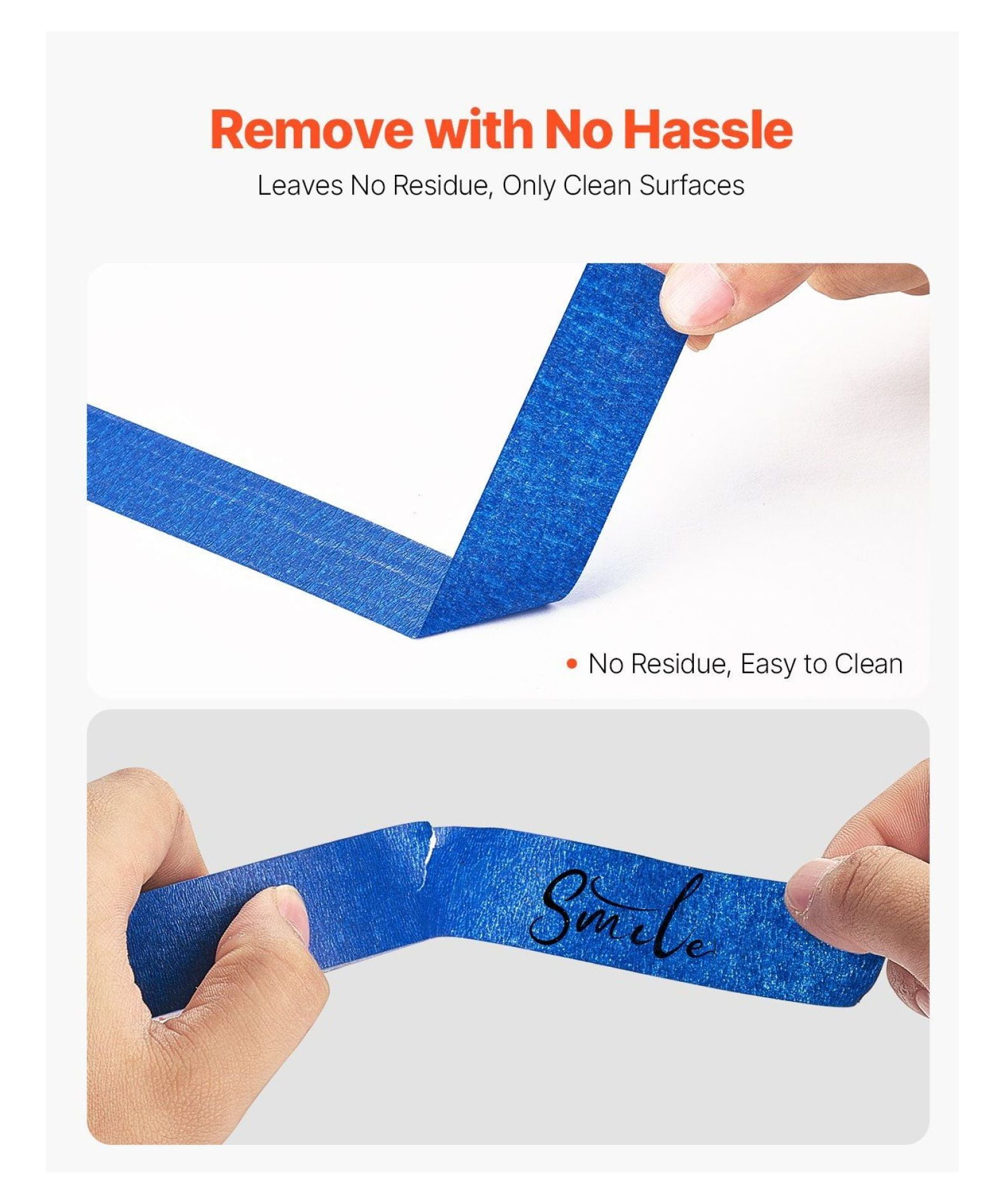 Painter's Tape 1 Inch - 6 Roll Set - Blue Masking Tape for Painting, Renovations, Crafts - Clean Removal, Strong Adhesion