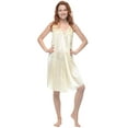 thumbnail image 1 of Casual Nights Women's Satin Lace Camisole Nightgown, 1 of 3