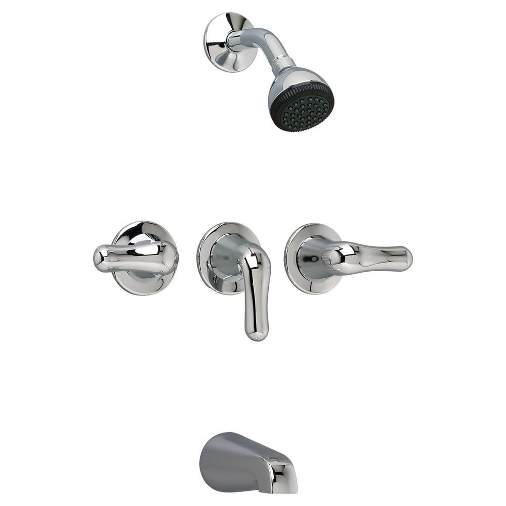 American Standard Colony Soft 3Handle Bath and Shower Trim in Polished