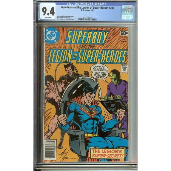 Superboy and the Legion of Super-Heroes #235 - CGC 9.4 Comic Book