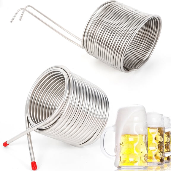 Vintoro 304 Stainless Steel Cooling Coil Pipe, Wort Chiller, Beer Cooling Coils, 0.5mm Thickness