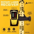 thumbnail image 2 of Detector láser rotativo AdirPro LD-8 con doble pantalla y nivel, 2 of 4