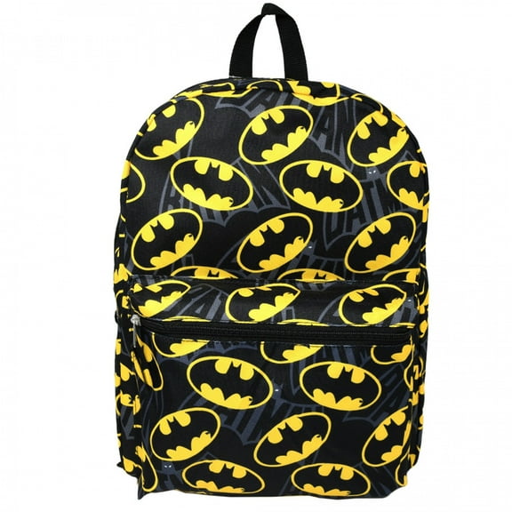 Batman Bat Symbol All Over Print 16 Backpack
