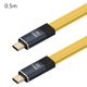 thumbnail image 1 of EZLIFE Cable de datos plano USB 3.2 de 10 Gbps tipo C a tipo C para iPhone 15 Pro ProÐσ C9Q0, 1 of 7
