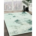 thumbnail image 2 of Ahgly Company Indoor Round Abstract Light Rose Green Area Rugs, 7' Round, 2 of 6