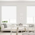 thumbnail image 7 of LUCKUP Cordless Roller Shades for Windows, Blackout Roller Blinds with UV Protection Thermal Insulated and Privacy, 41" W x 72" L, White, 7 of 7