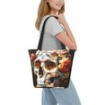 thumbnail image 2 of Easygdp Rose Floral Skull Bolso de Hombro para Mujer, Bolso Bandolera y Cartera de Mano Elegante para Uso Diario, 2 of 6