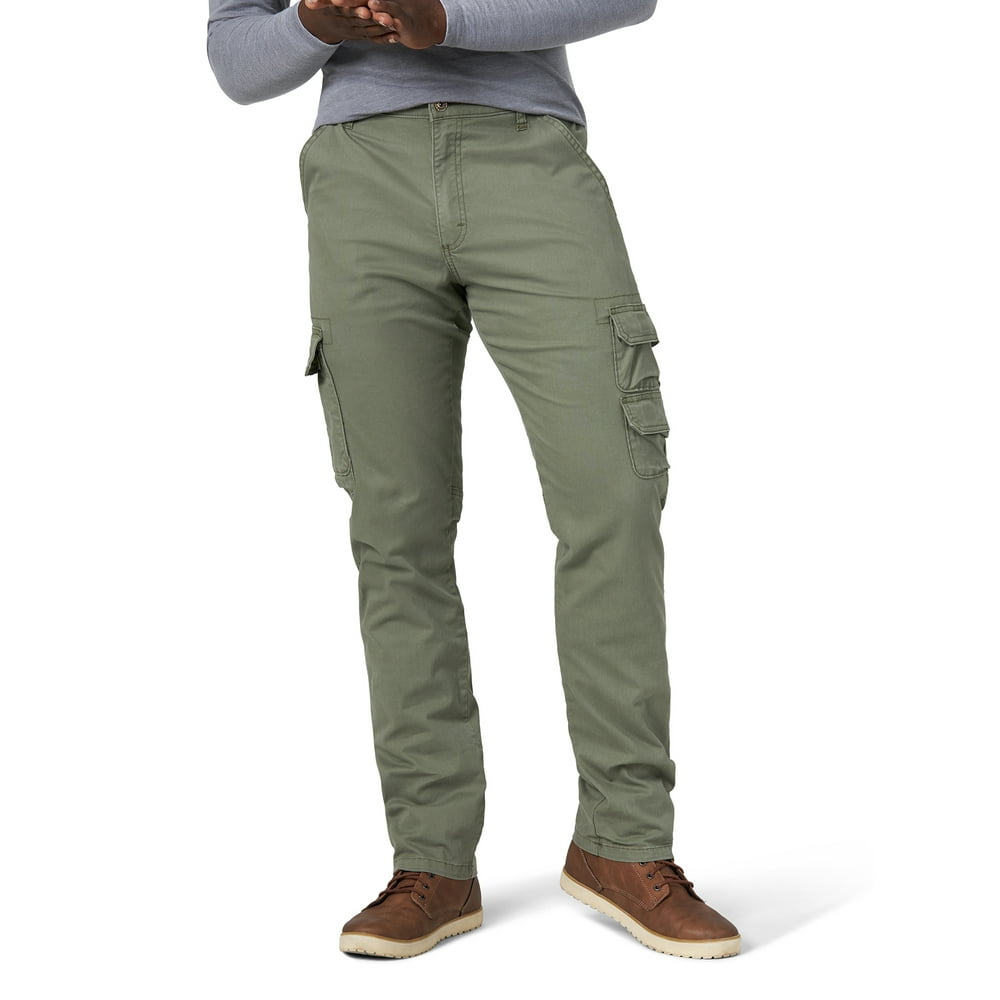 wrangler men's regular taper stretch cargo pants