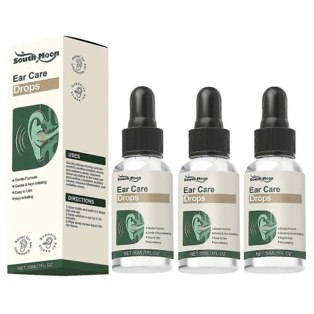Ear Care Drops With Mild Ingredients: Daily Cleaning And Massage Drops For Ear Discomfort