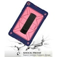 thumbnail image 6 of Dteck Case For Samsung Galaxy Tab A 8.0 T290 T295 (2019 Released) 8-inch,Heavy Duty Shockproof Rubber Hybrid Hard 3-Layer Protection Cover with Hand/ Shoulder Strap,Navy+Rose, 6 of 6
