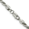 thumbnail image 3 of Primal Silver Sterling Silver 3.5mm Diamond-cut Rope Chain, 3 of 4