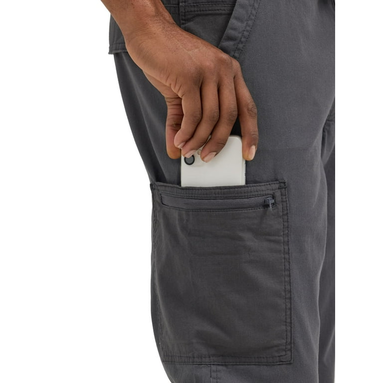 Wrangler® Men's Cargo Pant with Drawstring Waist, Sizes S