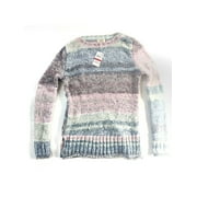 STYLE & COMPANY Womens Light Blue Long Sleeve Sweater Petites PL