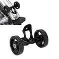 thumbnail image 4 of Folding Bicycle Rear Mudguard Wheel, Rubber Tire Bearing Axis Anode Color Bicycle Mudguard Easywheel  For Bike Accessories Black, 4 of 8