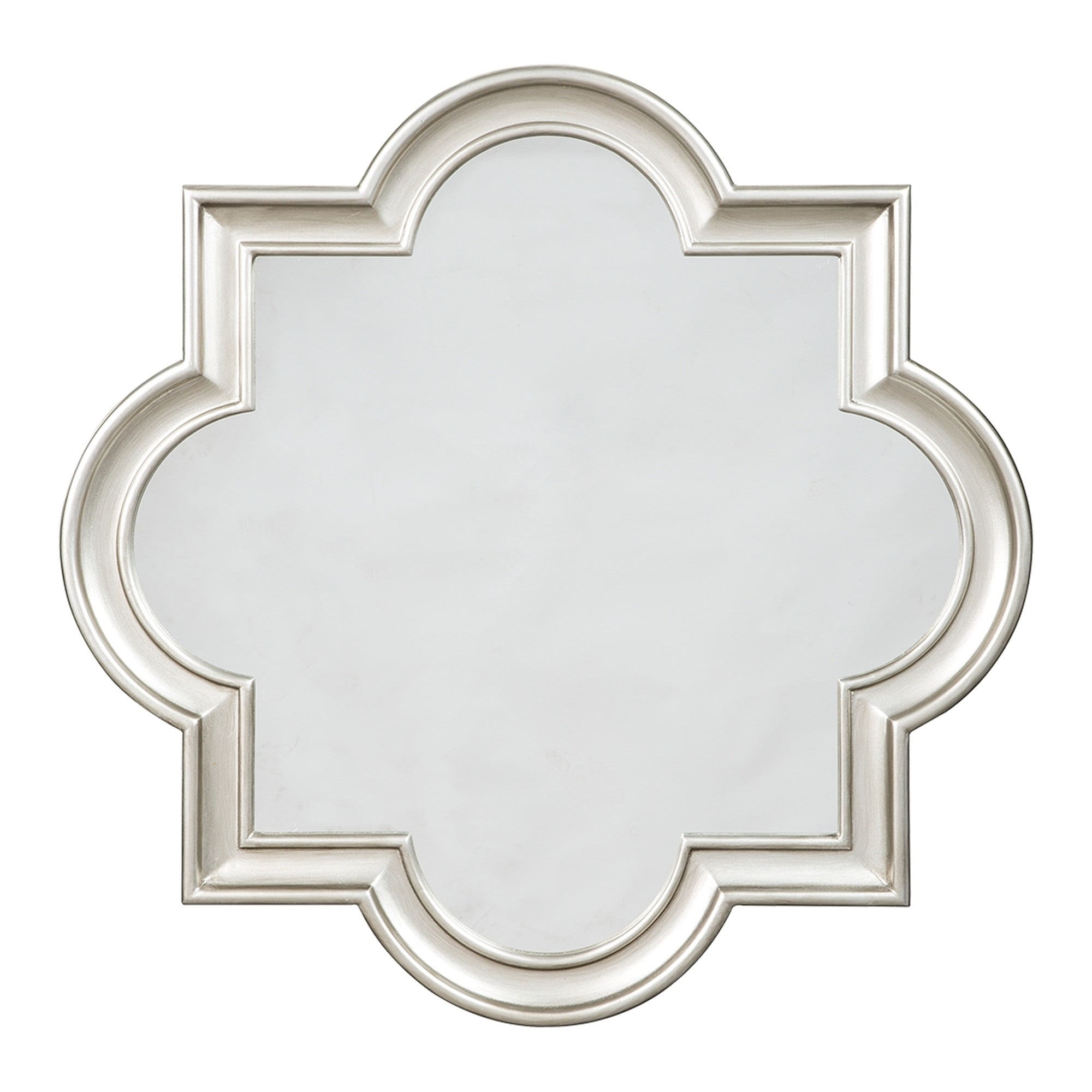 Silver Quatrefoil Mirror