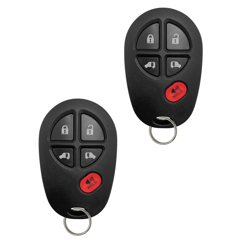 NEW Keyless Remote Key Fob For 2004-2016 Toyota Sienna GQ43VT20T 5-BTN 315Mhz (2 Pack)
