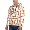 thumbnail image 2 of Hoodies for Men - Dachshund Dog Puppy No.1063 Long Sleeve Comfrt Men'S Fashion Hoodies & Sweatshirts, Sweatshirts for Men Hoodies Pullover Clothing Clothes with Pouch, 2 of 7