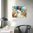 thumbnail image 3 of Nawypu American Black Woman Bathroom Wall Art Canvas Poster Decorative  Woman Art Canvas, Black Girl Art Wall Decor For Bathroom Bedroom Modern Wall Decor -, 3 of 4