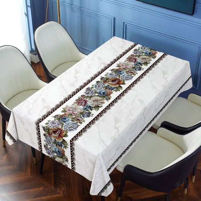 JMYHOAM Tablecloth Print Scandinavian Table Decoration Tablecloth