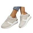 thumbnail image 3 of Sneakers for Women Fashionable Casual Platform With Lace Up Design For Comfortable Daily Wear, 3 of 7