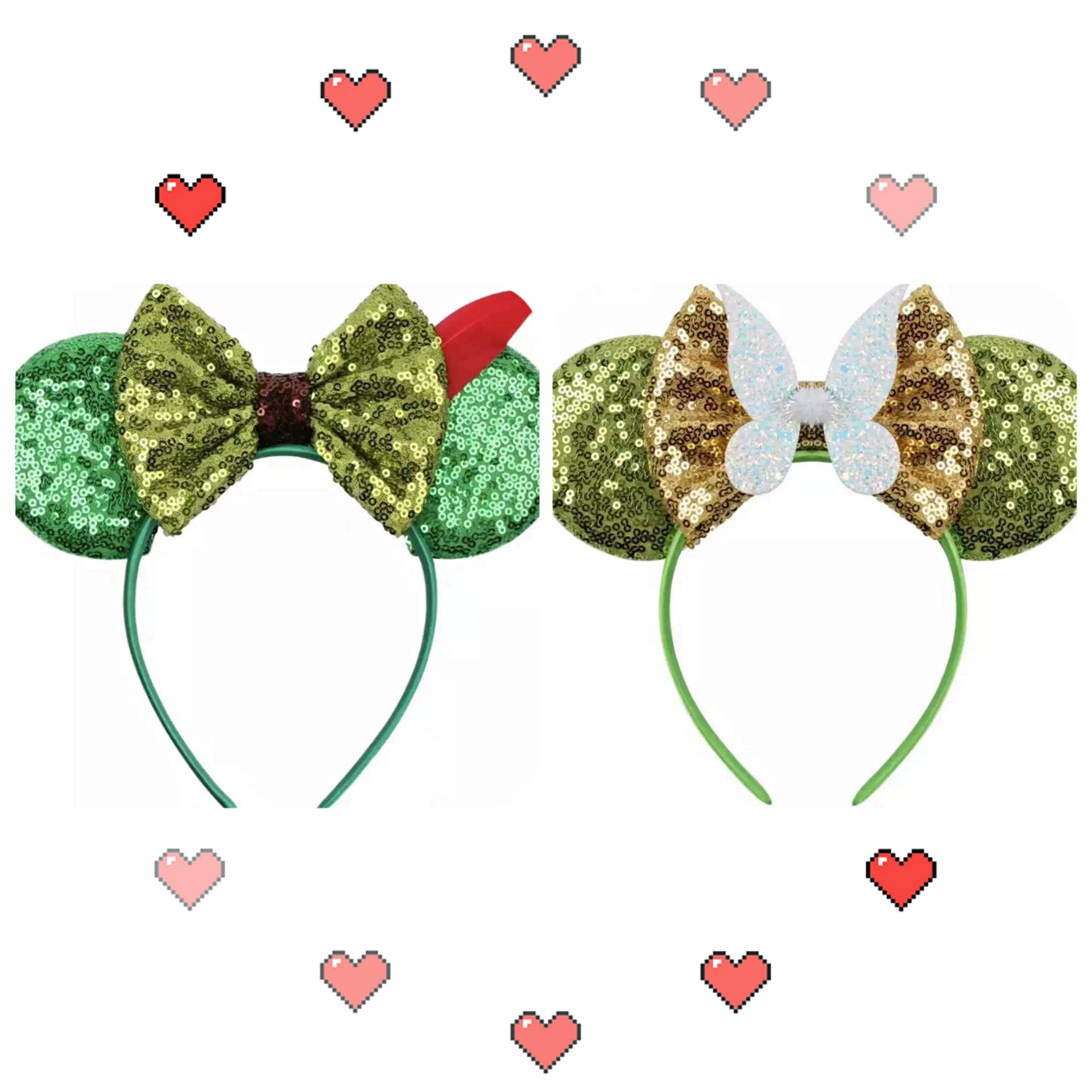 Tinkerbell Peter Pan Inspired Minnie Mouse Ears