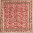 thumbnail image 1 of Ahgly Company Machine Washable Indoor Square Traditional Lava Red Area Rugs, 6' Square, 1 of 7