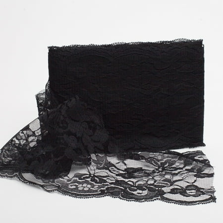 Chota Quick Lace - Richland Nylon Floral Lace Ribbon Black 5