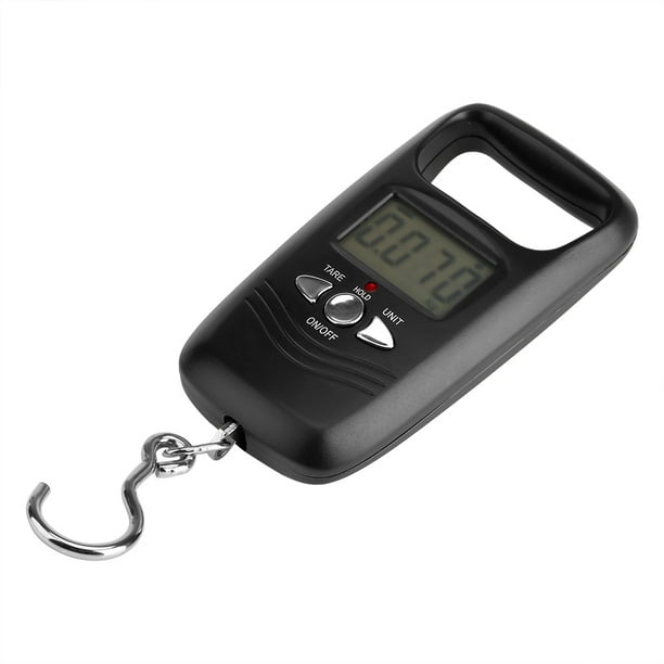 Balanza Para Equipaje ANGGREK 50kg LCD Digital Balanza Colgante Con Retroiluminación Color Negro