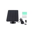thumbnail image 3 of Solar Panel for Blink Camera: 4W Outdoor Solar Charger with 9.84ft Cable! B black, 3 of 9