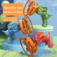 thumbnail image 3 of OYIGU Dinosaur Bubble Machine, Semi-Automatic Electric Fan Bubble Machine, Fancy Bubble in Bubble, Bubble Maker Outdoor Toys, 3 of 7