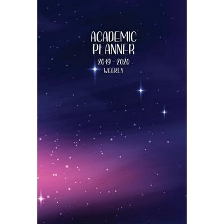 Lavender 9 Months - Academic Planner 2019 - 2020 Weekly: July 1, 2019 - December 31, 2020 18 months Priorities and To Do Column 6 x 9 Lavender Galaxy Stars Paperback