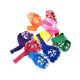 thumbnail image 1 of KAKOWELY 100 globos impresos de látex regular para fondo de fiesta, ideal para Navidad, bodas, cumpleaños, colores variados., 1 of 5