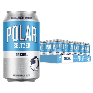 Polar Seltzer Original Sparkling Water, 12 fl oz, 18 Pack