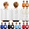 thumbnail image 4 of sdbrld Boys Halloween Ghost Print Shirt Trick or Treat Long Sleeve T-Shirt Boo Tee Top Kids Winter Clothes Orange Sizes 5-6 Years, 4 of 9