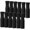 thumbnail image 1 of 12 Pcs Embouts de Paille en Silicone Multicolores de Qualité Alimentaire pour Pailles de 1/4 Pouce de Large (6MM Diamètre Extérieur) Acier Inoxydable (Noir), 1 of 5