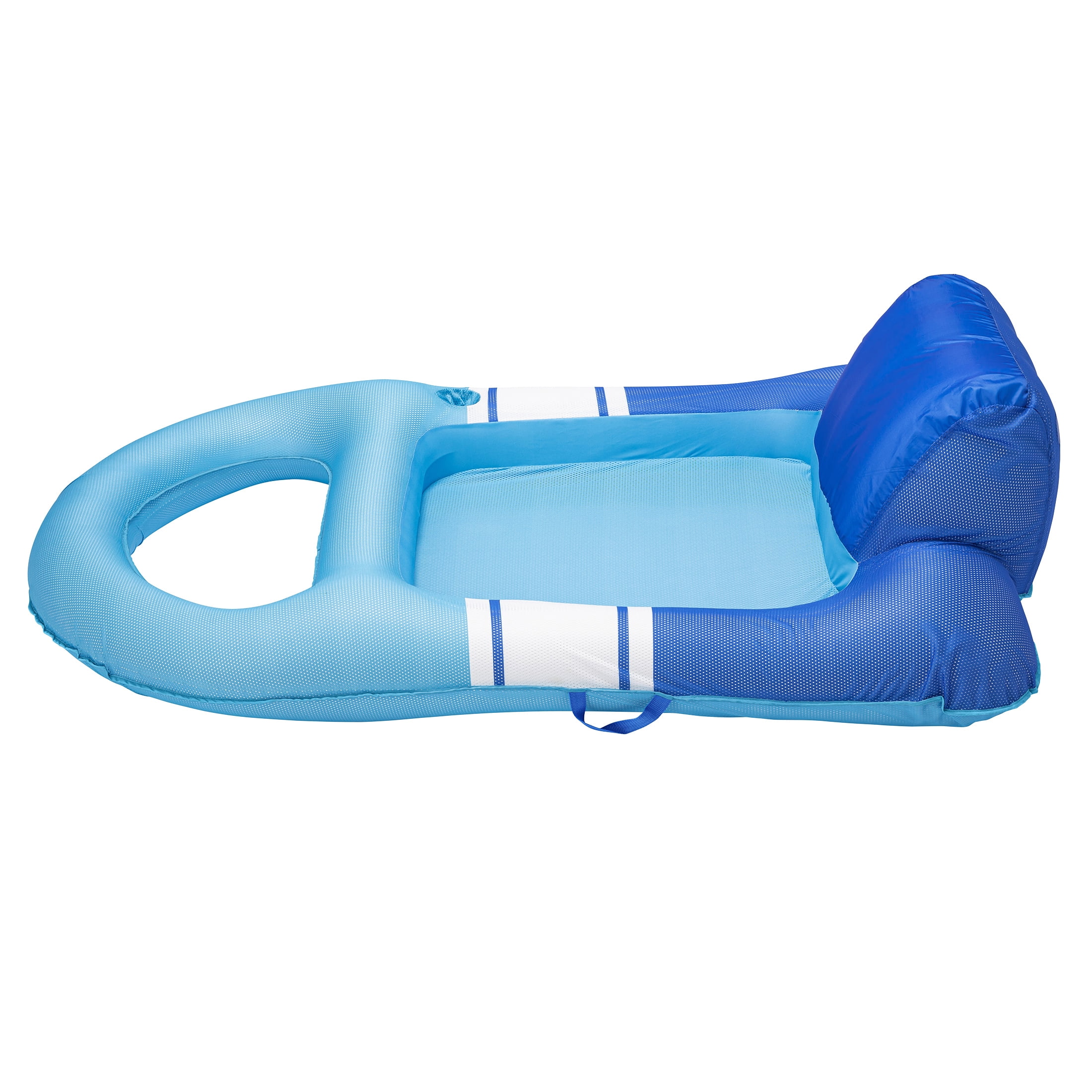 (2 pack) Ozark Trail Inflatable Mesh Relax Lounge, Blue & White