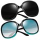 thumbnail image 1 of Gafas de sol Joopin Oversized Polarized para mujer negro/verde, 1 of 6