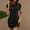 Black, variant on TMOYZQ Womens T Shirt Midi Dresses Summer Cap Sleeve Crewneck Loose Fit Basic Casual Dress