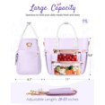 thumbnail image 4 of Bolsa para Almuerzo GLORIEROO Deluxe 28x17x25 cm Impermeable y Antiderrames, 4 of 9