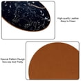 thumbnail image 5 of Constellation 6PCS Round Microfiber Leather Coasters Set, 11x11 cm/4.3x4.3 in Drink Coasters for Table & Home Decor, Easy to Clean & Durable Mats, 5 of 6