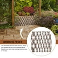 thumbnail image 2 of ZJDOAK Expandable Garden Trellis, Stretchable Decorative Fences Lattice Trellis, Wooden Lattice Fence Wall Panel for Climbing Plants Outdoor Ivy Vine Rose Clematis Garden Patio Room Decor, 2 of 8