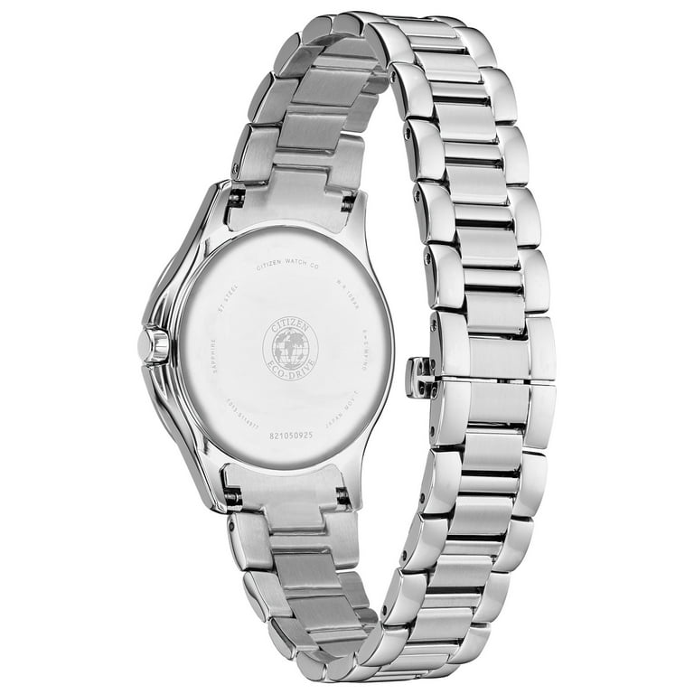 Citizen Women's Eco-Drive Stainless Steel Diamond Accent Watch EW2510-50D