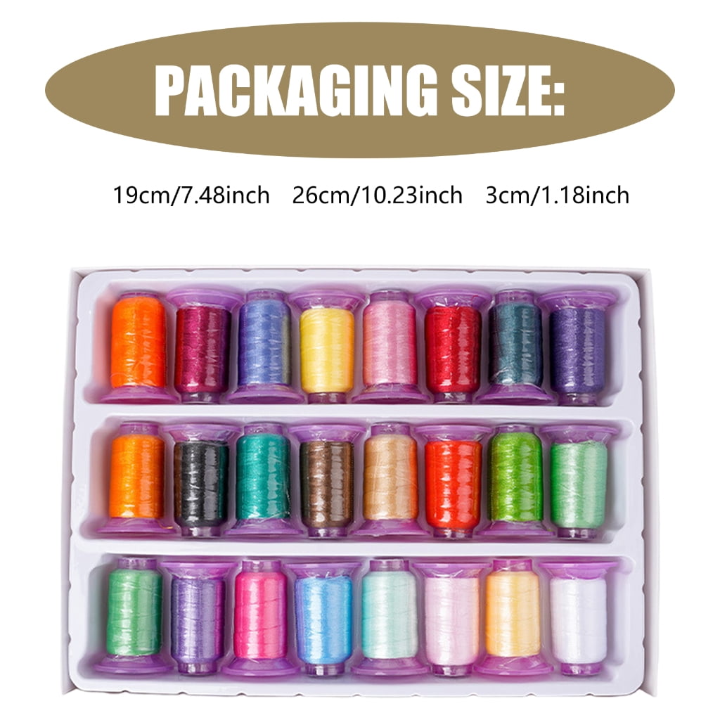 Sewing Thread 300Yards/Spool for Sewing Machine Hand Stitching Embroidery