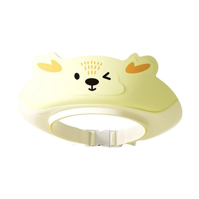 Adjustable Baby Shampoo Rinsing Hat with 3D Ergonomic Fit Soft Seal for Children 0-12 Years Waterproof Bathing