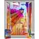 thumbnail image 1 of Pintura de diamante (DE1405) Paisaje fuera de la ventana 5D DIY Arte de pared redondo completo 20X30cm Hugtrwg Para estrenar, 1 of 1